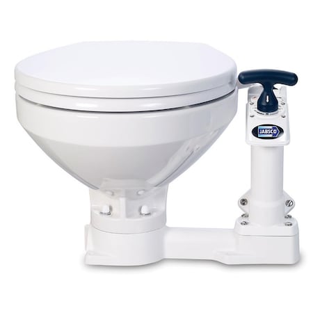 Superjock Manual Marine Toilet, Compact Bowl SU1718486